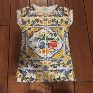 Dolce & Gabbana Tee Shirt dress size 4 years old